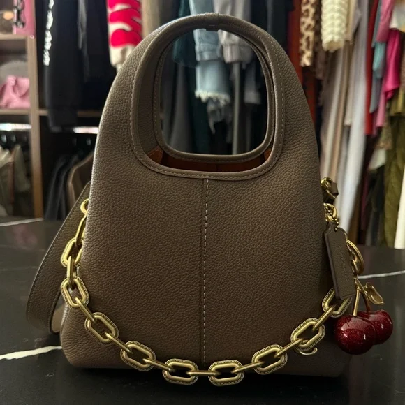 COACH LANA BAG 23 BRASS DARK STONE - Picture 2 of 9